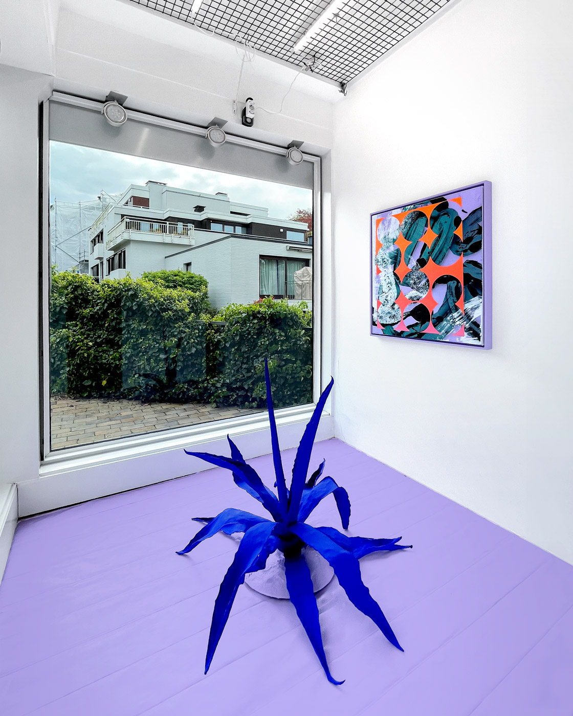 Exhibition view from inside